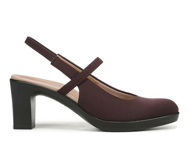 Women's LifeStride Evoke Pumps in Choco Plum color