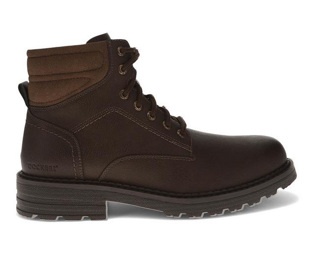 Men's Dockers Telford Casual Boots in Dark Brown color
