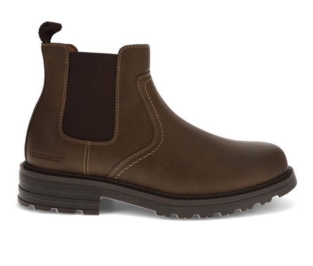 Men's Dockers Truman Casual Boots in Dark Tan color