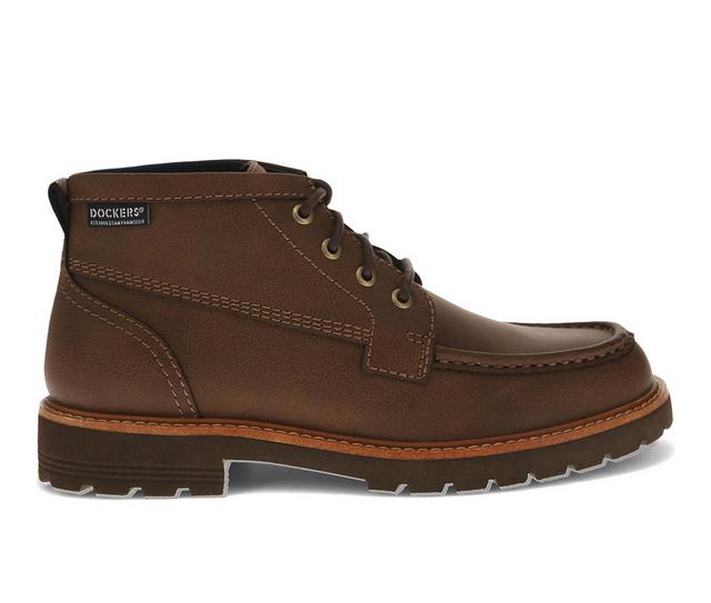 Men's Dockers Weston Boots in Chestnut color
