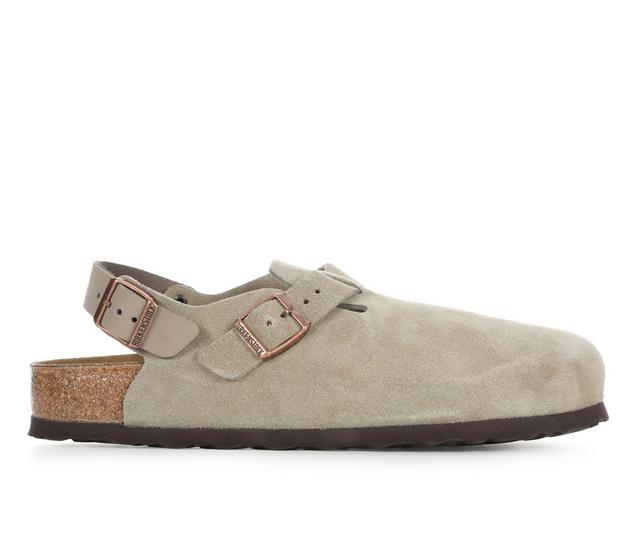 Men's Birkenstock Tokio Clog in Taupe color