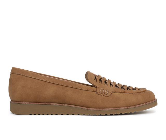 Women's LifeStride Zoey Flats in Tan Nubuck color