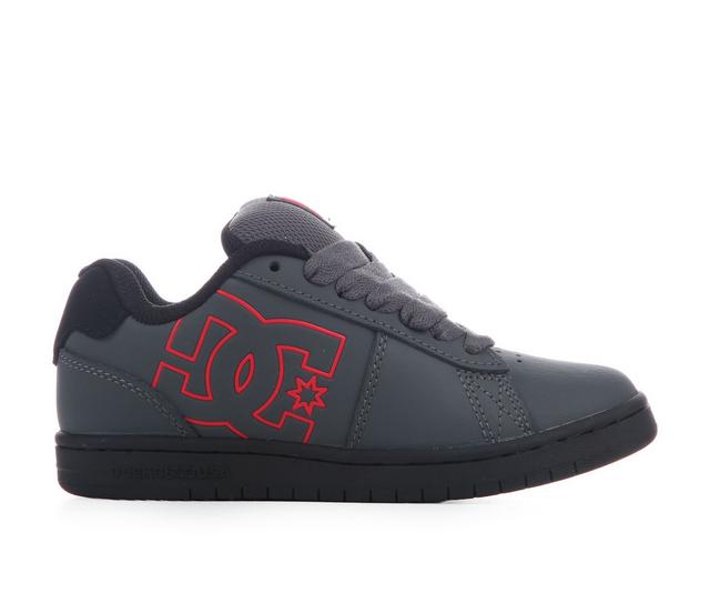 Kids' DC Little Kid & Big Kid Gaveler 2.0 Sneakers in Gry/Red/Blk color