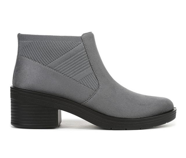 Women's LifeStride Outlookknit Booties in Smoke Grey color