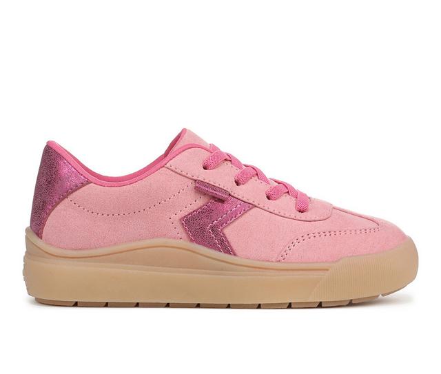 Girls' Dr. Scholls Little Kid Time Off Win Sneakers in Pink Lemon color