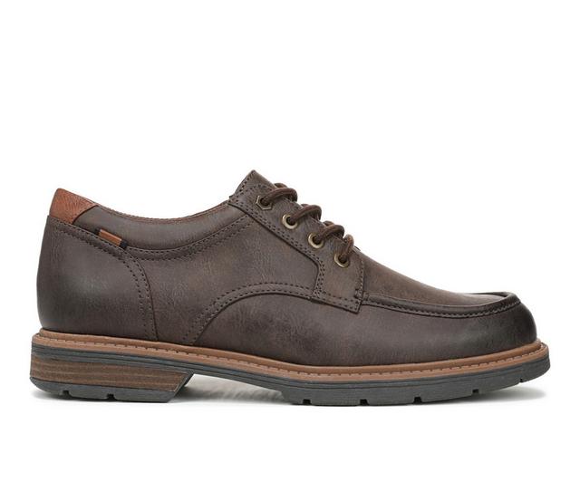 Men's Dr. Scholls Ashton Dress Shoes in Dark Brown color