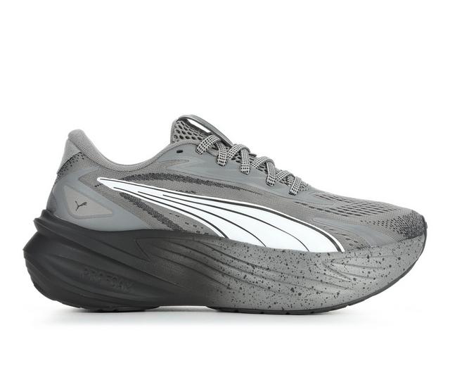 Men's Puma Maxima Pro Running Shoes in Grey Speckle color