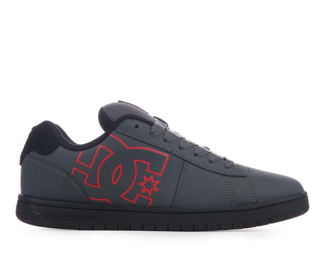 Men's DC Gaveler 2.0 Skate Shoes in Gry/Blk/Red color