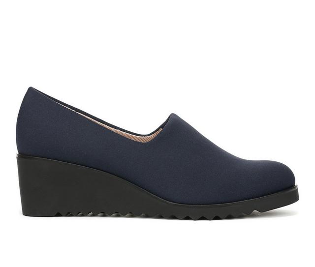 Women's LifeStride Ziva Wedges in Lux Navy color