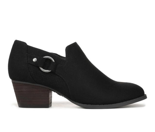 Women's LifeStride Brianna Booties in Jet Black color