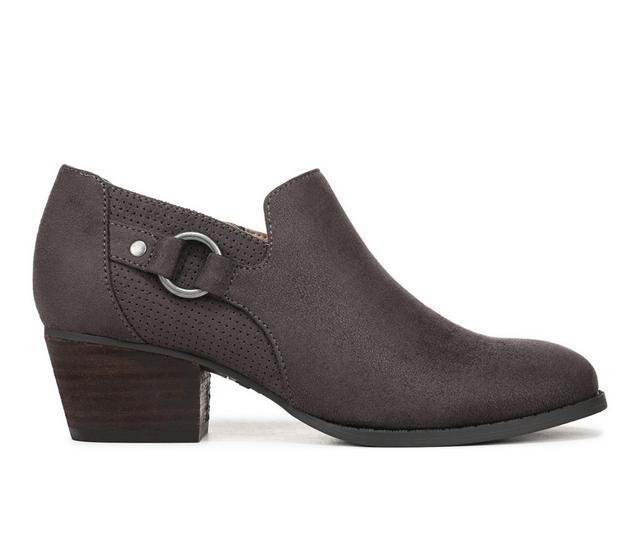 Women's LifeStride Brianna Booties in Stone Grey color