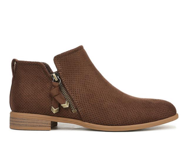 Women's Dr. Scholls Reverie Booties in Walnut Brown color