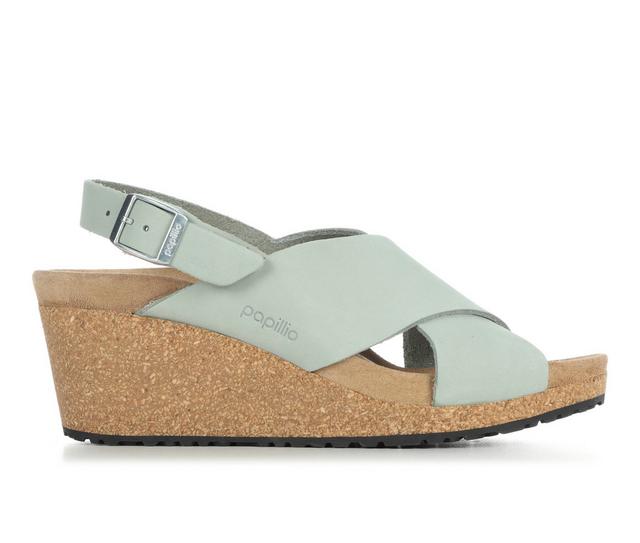 Women's Birkenstock Samira Wedges in Pure Sage color