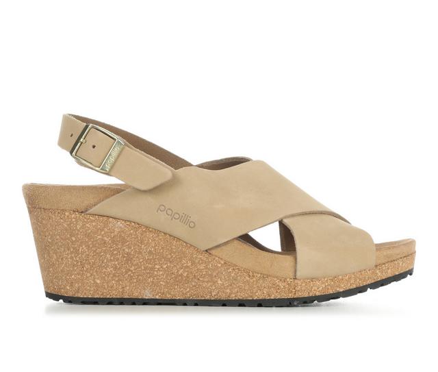 Women's Birkenstock Samira Wedges in Sandcastle color