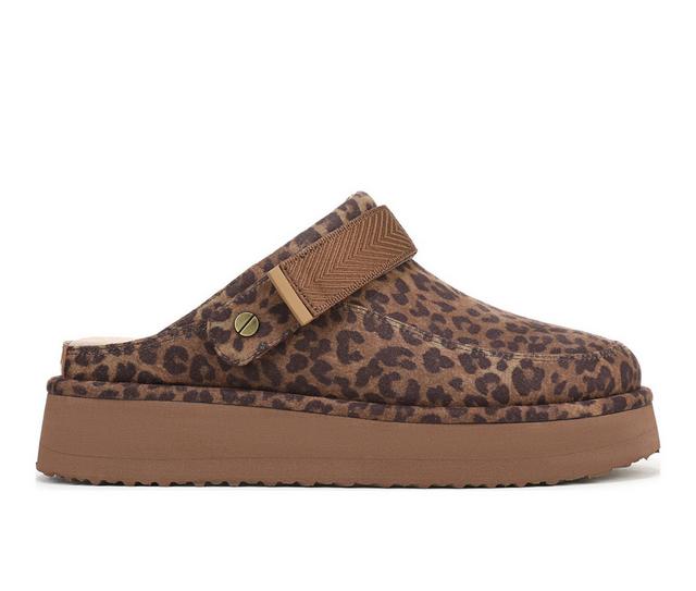 Women's Dr. Scholls Chill Time Clogs in Brown Black color