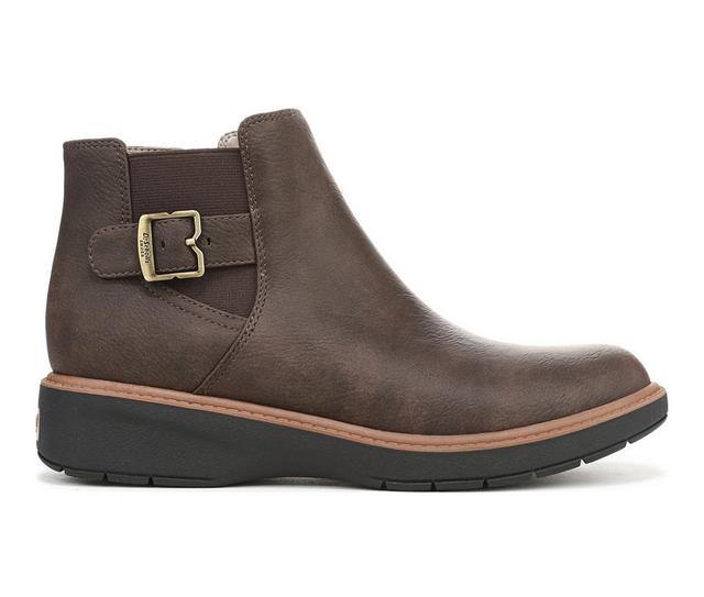 Women's Dr. Scholls Calm One Booties in Dark Brown color