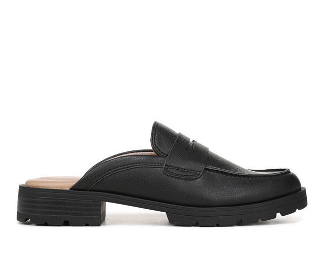 Women's LifeStride London Mule in Black Leather color