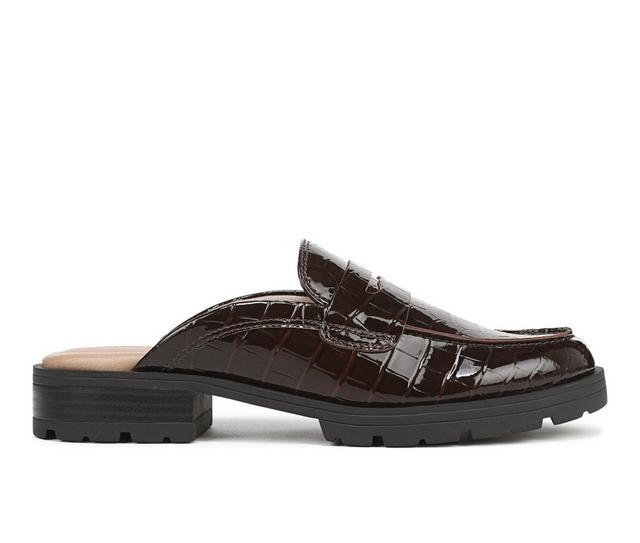 Women's LifeStride London Mule in Dark Brown color