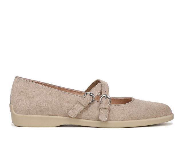 Women's LifeStride Marnie Flats in Dover Tan color