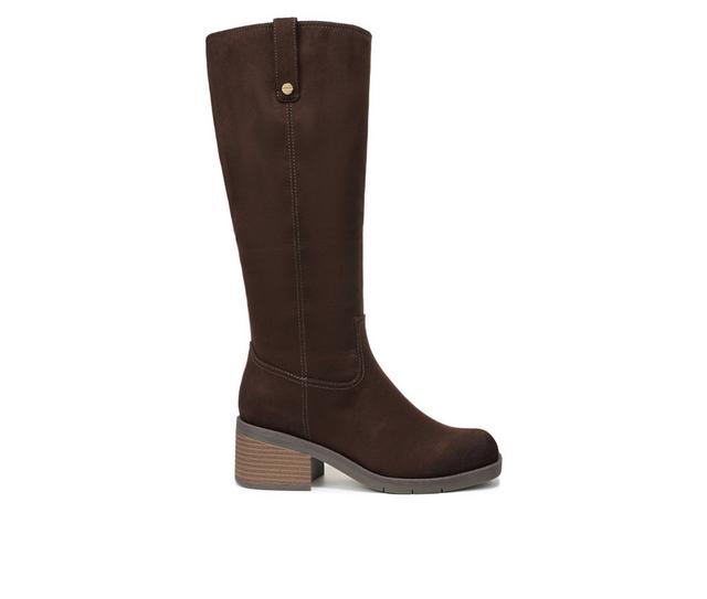Women's Dr. Scholls Joplin Knee High Boots in Dark Umber color