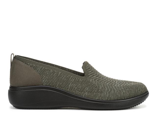 Women's LifeStride Boulevard Slip-On Shoes in Army Green color
