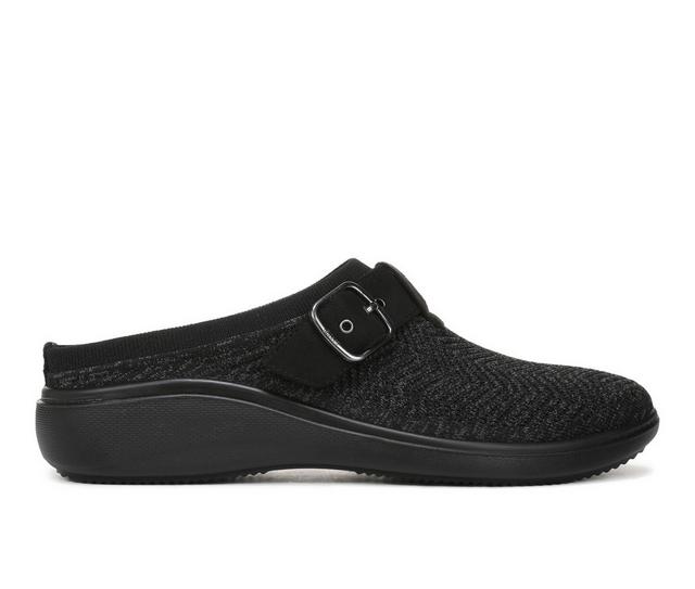 Women's LifeStride BalanceKnit Clogs in Black Fabric color