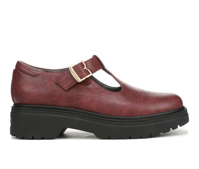 Women's Dr. Scholls Bring It Jane Loafers in Burgundy color
