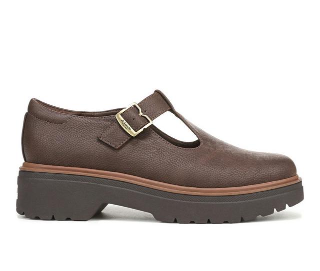 Women's Dr. Scholls Bring It Jane Loafers in Dark Brown color
