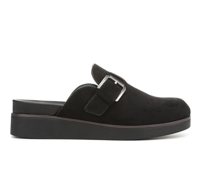 Women's LifeStride Gillian Clog Clogs in Black Fabric color