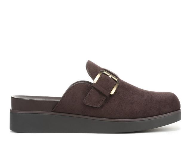 Women's LifeStride Gillian Clog Clogs in Dark Chocolate color