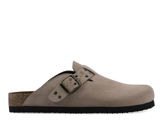 Women's White Mountain Benben in Taupe Suede color
