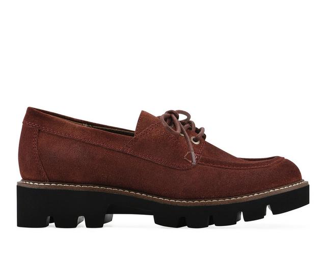 Women's White Mountain Gino in Rust Suede W color