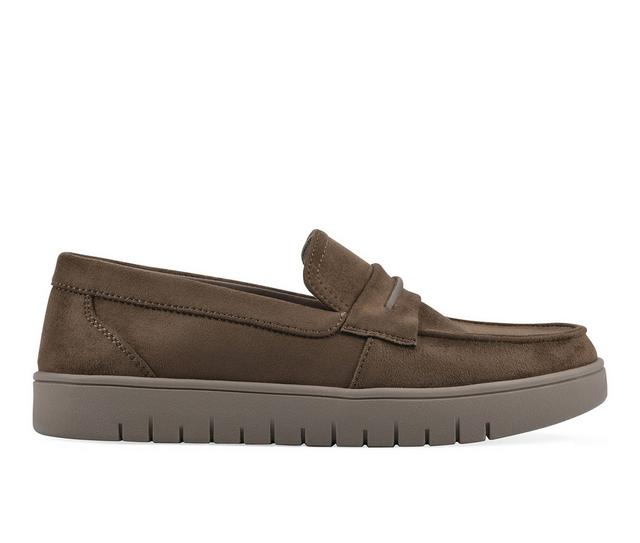 Women's White Mountain Nocci Loafer in Dark Taupe color