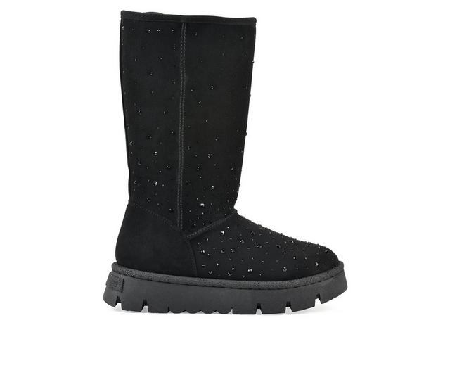 Women's White Mountain Tripp Knee High Boots in Black color