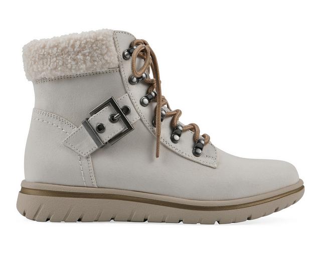 Women's Cliffs by White Mountain Hadrian Booties in Winter White color