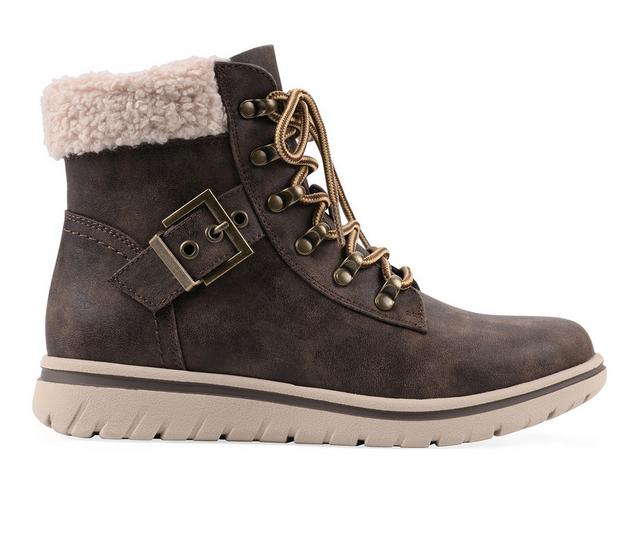 Women's Cliffs by White Mountain Hadrian Booties in Stone Fabric color