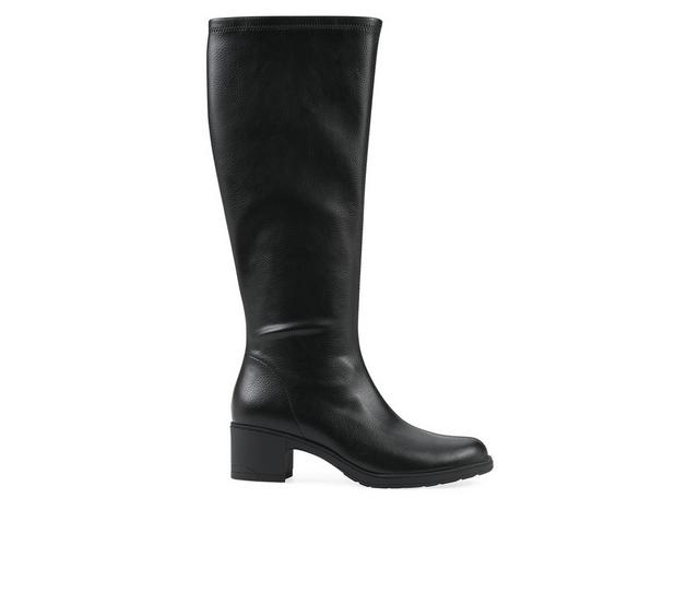 Women's Cliffs by White Mountain Humbert Mid-Calf Boots in Black Smooth color