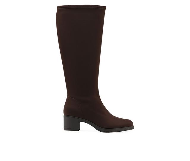 Women's Cliffs by White Mountain Humbert Mid-Calf Boots in Brown Fabric color