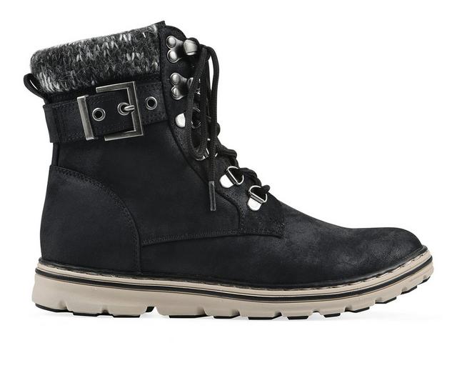 Women's Cliffs by White Mountain Kimmie Booties in Black Fabric color