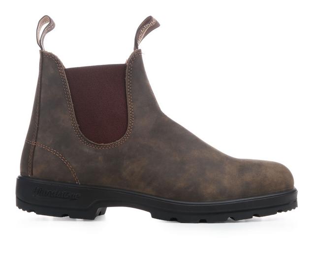 Men's Blundstone 585 Classic Boots in Rustic Brown color