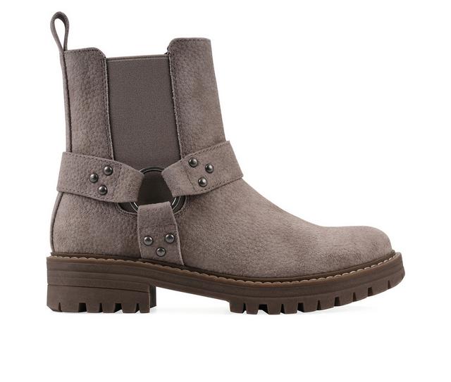 Women's Cliffs by White Mountain Maximus Booties in Sand Fabric W color