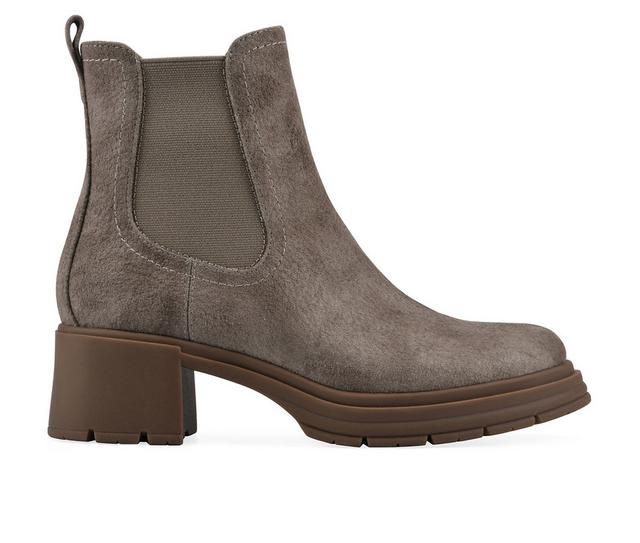 Women's Cliffs by White Mountain Mingo Booties in Sand Fabric color