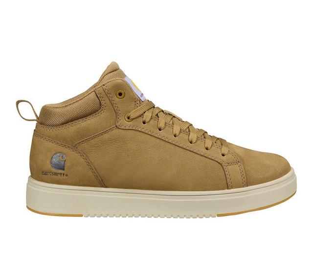 Men's Carhartt Fc4065-Detroit Mid Safety Shoes in COYOTE color
