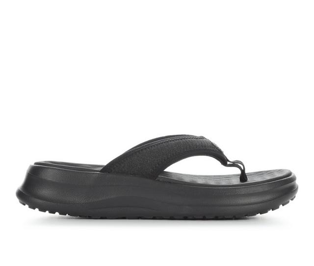 Women's HEYDUDE Tide Flip-Flop in Black/Metallic color