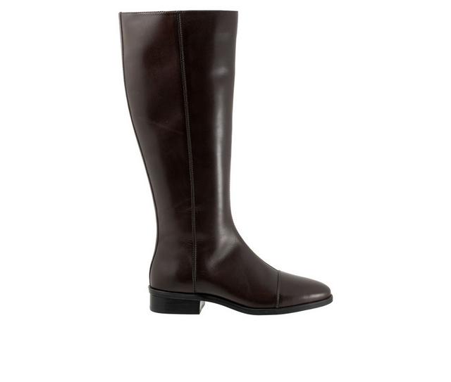 Women's Trotters Alexis Knee High Boots in Dark Brown color