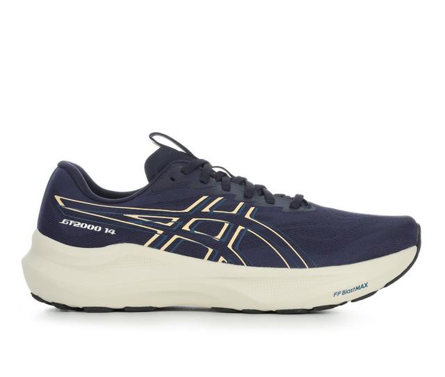 Men's ASICS GT-2000 14 Running Shoes in Navy color