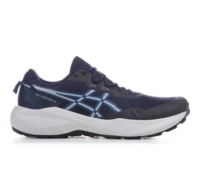 Men's ASICS Gel Venture 11 Trail Running Shoes in Navy/Blue color