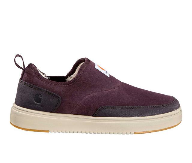 Women's Carhartt FC3013 W DETROIT LSO Slip Resistant Shoes in PURPLE color