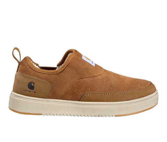 Women's Carhartt FC3024 W DETROIT LSO Slip Resistant Shoes in BROWN color