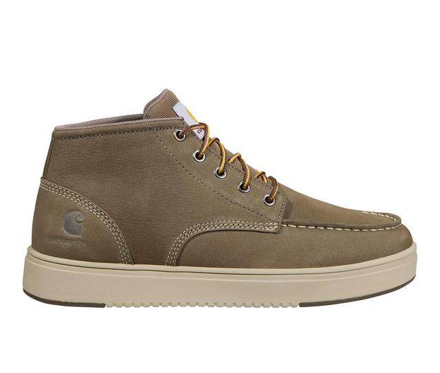 Men's Carhartt Detroit Moc Toe Chukka Safety Shoes in Grey color